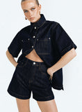 Joskaa Whitaker Shorts Dark Denim 2024 New Pant