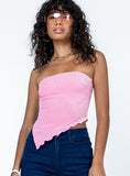 Joskaa Carrow Strapless Top Pink