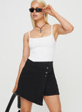 Joskaa Kaycie Wrap Skort Black Denim 2024 New Pant