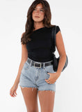 Joskaa Laurena Denim Shorts Petite 2024 New Pant