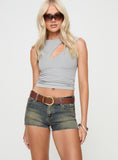 Joskaa Martinne Low Rise Shorts Antique Wash 2024 New Pant