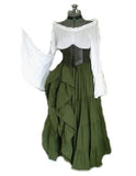 costume ideas 2024 New Party Long Sleeve Dress Women's Renaissance Medieval Costume