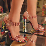 Joskaa 2024 New Tanisha Multi Snake Heels