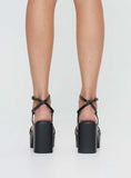 Joskaa Therapy Daze Platform Heels Black