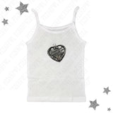 Joskaa Vintage Slim Grunge Sleeveless Harajuku Y2K Halter tops Women Punk Solid Camisole emo Chic Casual Aesthetic Cool Girl Singlet