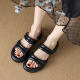 Joskaa Kalisa Open Toe Block Heels Slides Sandals