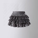 Joskaa Y2K Hot girl Skirt Korean Minimalist Aesthetic Streetwear Summer Women Simple Personality Lower garment Club Sexy Solid Bottoms