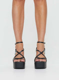 Joskaa Therapy Daze Platform Heels Black