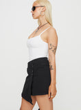 Joskaa Kaycie Wrap Skort Black Denim 2024 New Pant