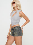 Joskaa Martinne Low Rise Shorts Antique Wash 2024 New Pant