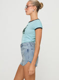 Joskaa Richardsons Denim Shorts Light Blue Wash 2024 New Pant