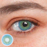 Joskaa Gimlet Marshmallow Blue Colored Contact Lenses