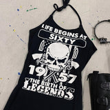 Joskaa Y2K Goth Punk Gothic Dress Women Streetwear rock hip hop Harajuku Skull Printed Sleeveless High Waist Bodycon hip hop Dress Emo