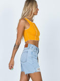 Joskaa Maggie Denim Shorts Denim 2024 New Pant