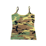 Joskaa American Retro Hip Hop Punk Rock Aesthetic Women's Tube Tops Sexy Slim Chic Casual Camouflage Crop Tops Y2K Emo Girls Streetwear