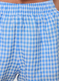 Joskaa Beach House Shorts Blue / White Gingham 2024 New Pant