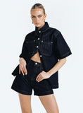 Joskaa Whitaker Shorts Dark Denim 2024 New Pant