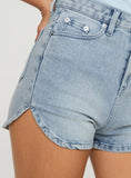 Joskaa Richardsons Denim Shorts Light Blue Wash 2024 New Pant