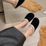 Joskaa Spring Summer Slippers Soft Flax Simple Cute Warm Home Men Women House Floor Indoor Slides Fur Cross Fat Dudu Shoes Room Flat