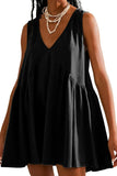 Joskaa hoco dresses Plunge Wide Strap Mini Tank Dress