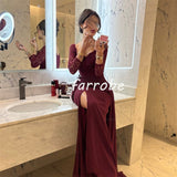 Joskaa Customized Sexy High Quality Jersey Pleat Draped Straight Square Neck Long Dresses Bespoke Occasion Dresses Modern Style Formal (PRE-ORDER)
