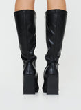 Joskaa Vibe Knee High Boots Black