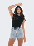 Joskaa Laurena Denim Shorts Petite 2024 New Pant