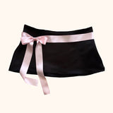 Joskaa Kawaii Sweet Cute Fairy Style Women's Mini Skirt Sexy Slim Chic Bow Design Bottoms Harajuku Y2K Gothic Grunge Emo Girls Clothing