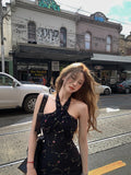 Joskaa Summer Women 2000s Y2k Clothing Casual Bodycon Sexy Dress  Vintage Elegant Mini Dress Even Party Korean Fashion Chic Sleeveless