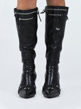 Joskaa Regal Knee High Boots Black