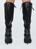 Joskaa Regal Knee High Boots Black