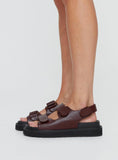 Joskaa Rue Chunky Sandals Chocolate