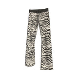 Joskaa Zebra stripe pattern trousers rock aesthetic harajuku Y2K bottoms straight grunge punk fashion casual abi retro women's trousers