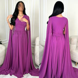 Joskaa Customized Modern Style Sexy Chiffon Pleat Ruched Sash  Draped A-line V-neck Long Dresses Bespoke Occasion Dresses Elegant (PRE-ORDER)