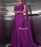 Joskaa Customized Modern Style Exquisite Jersey Pleat Ruched Mermaid Off-the-shoulder Long Dresses Bespoke Occasion Dresses Elegant Fas (PRE-ORDER)