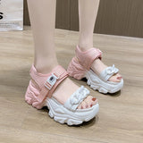 Joskaa 2024 New 90s Chunky Platform Sandals