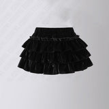 Joskaa Y2K Hot girl Skirt Korean Minimalist Aesthetic Streetwear Summer Women Simple Personality Lower garment Club Sexy Solid Bottoms