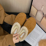 Joskaa Spring Summer Slippers Soft Flax Simple Cute Warm Home Men Women House Floor Indoor Slides Fur Cross Fat Dudu Shoes Room Flat