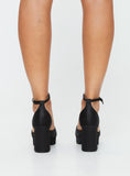 Joskaa Therapy Ashton Heels Black Satin