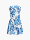 Joskaa Floral Tube Short Dress