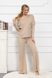 Joskaa Solid Color Long Sleeve Casual Set