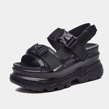 Joskaa 2024 New Techwear Black Sandals