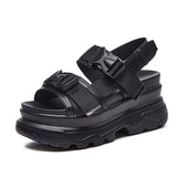 Joskaa 2024 New Techwear Black Sandals