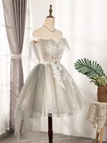 Joskaa Unique A line Strapless Tulle Homecoming Dress th Birthday Outfits (PRE-ORDER)