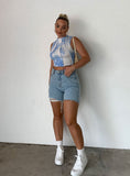 Joskaa Maggie Denim Shorts Denim 2024 New Pant