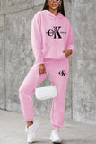 Joskaa OK Letter Print Hoodie Suits