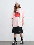 Back To School Joskaa Cotton Kawaii Strawberry Graphic T Shirts Y2k Streetwear Oversized Funny Short Sleeve Summer White Tops Cutecore Clothes