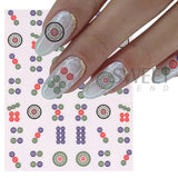 Joskaa 3D Poker Design Nail Art Stickers Playing Cards Tip Sliders Abstract Decals Foil Adhesive Decorations Manicure Accessories LYJO