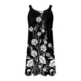 Joskaa Womens Knee Length Sleeveless Summer Dresses Sexy Elegant Dress Vintage Tankini Holidays Beach Dresses On Sale Clearance