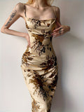 Joskaa Vintage Floral Print Maxi Dress